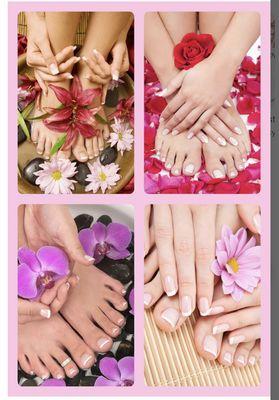 Spa pedicure, regular pedicure