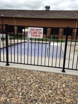 Closer view of the kiddie pool