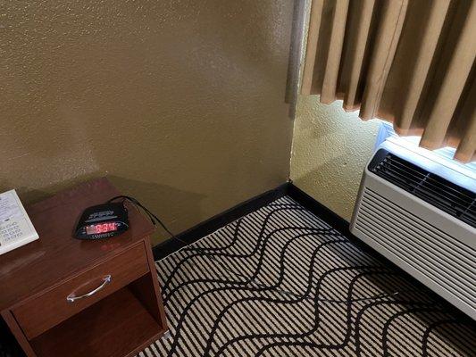 Electric cord tripped