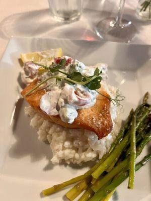 Salmon feature. Delicious.