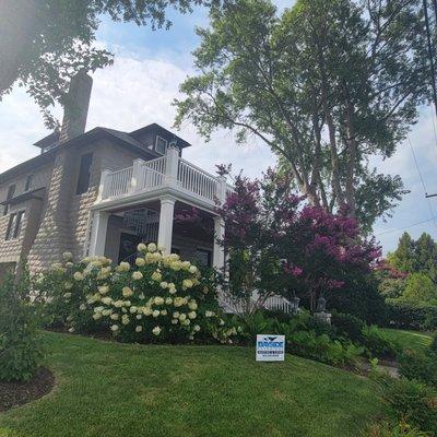 Check this out....  New decking and railings installed on a beautiful home in the Lewes Historical District. Give Bayside Exteriors a call