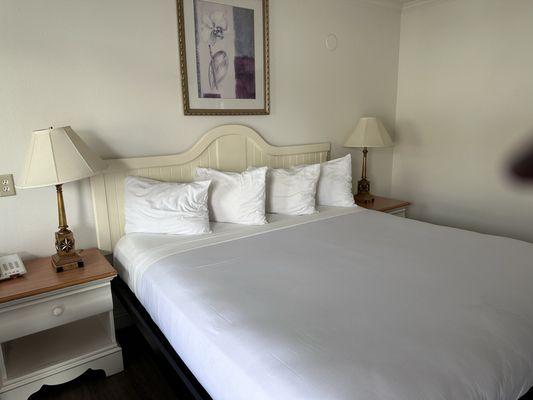 Super comfortable king size bed