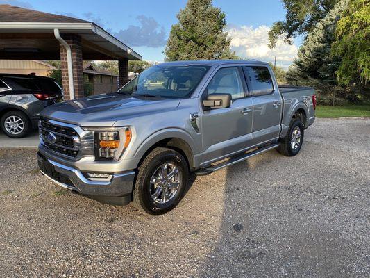 My new 2022 F-150 XLT truck. Purchased at Melloy Ford Dealership in Los Lunas, NM