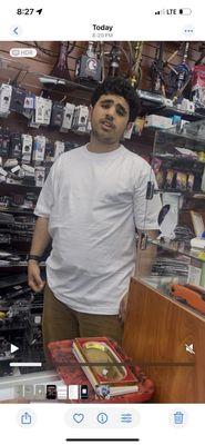 This asshole is the rudest !! Hope this place goes out of business