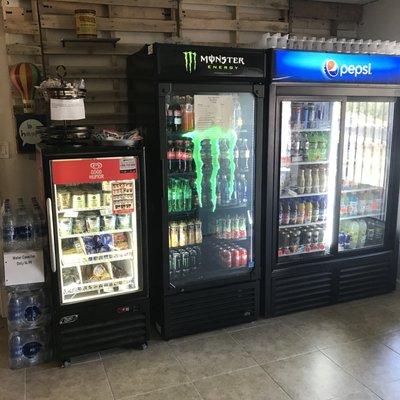 Your favorite cold drinks and ice cream brands here!