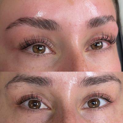 Keratin Lash Lift +Tint
Keratin Brow Lamination +Shaping