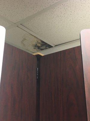 Place is pretty basic. I have found it clean but wish they would fix this ceiling tile in the men's locker room. Friendly staff.