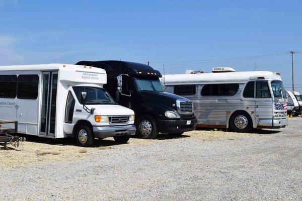 Bus and RV storage at U-STOR West Central in Wichita, KS