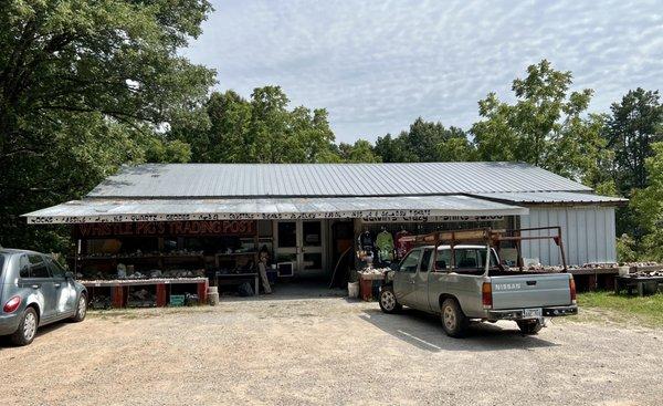 Eureka Rocks as seen from road.