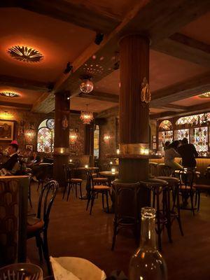 Indoor table area/ main room