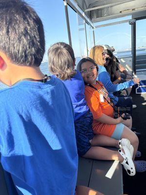 Our trip was very comfortable and not crowded.