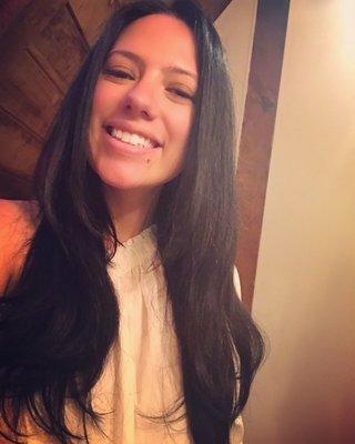 My gorgeous extensions, couldn't be more thrilled!!