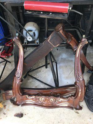 Marble writing desk antique. Can never be repaired or restored. Trashed was in perfect condition before the move