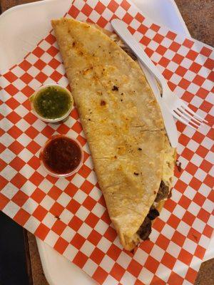 Carne asada quesadilla
