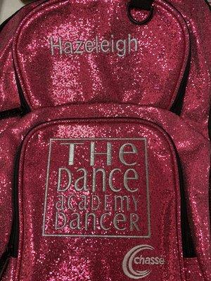 The Dance Company backpacks.