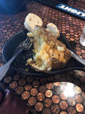 Half ate shrimp etouffee! So good!!