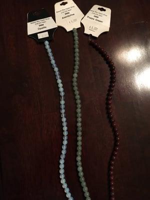 Bead strands. Several others available