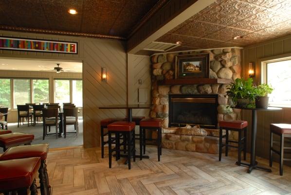 Warm up this winter by one of our two fireplaces :)