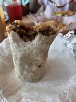 Carne asada burrito regular