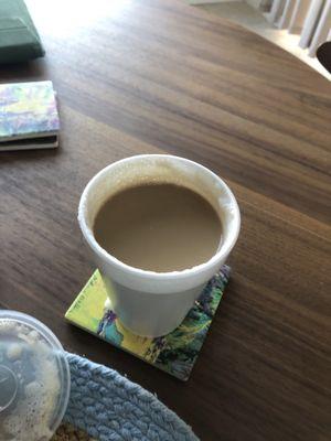 Cuban coffee - cafe con leche