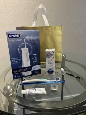 Water flosser & goodies!