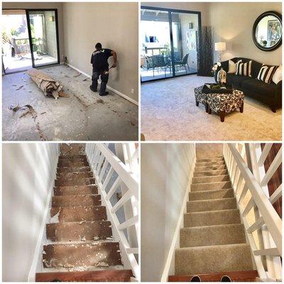 A home Katie helped prepare to go on the market.