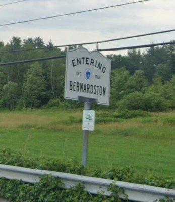Entering Bernardston on US 5 from Greenfield.