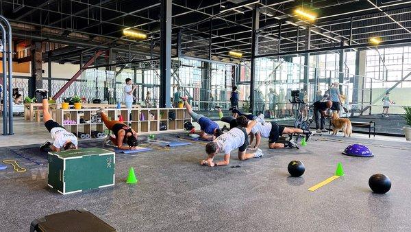 Doing MX4 fitness classes for strength, cardio, and endurance with bodyweight exercises. First class is FREE!