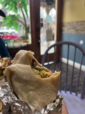 Vegetarian burrito