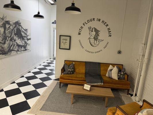 With Flour in Her Hair