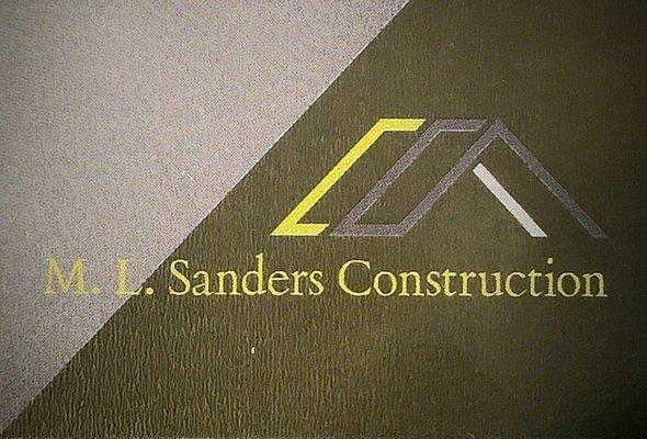 M L Sanders Construction
