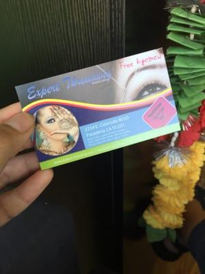 Expert Eyebrow Threading