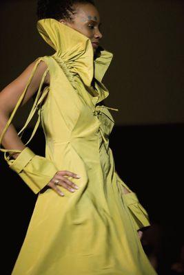 Oui Wee Designs mustard gown