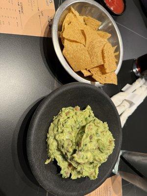Guacamole made at your table...so fresh!
