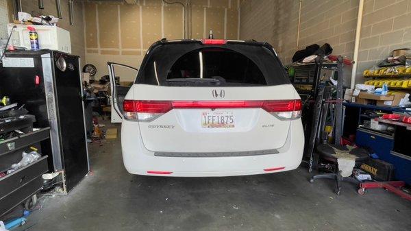 I recently had a dash cam front and rear installed, cb radio & antenna, hardwired radar detector. George's work is flawless.