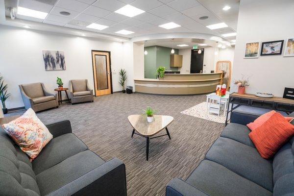 The lobby and waiting room.