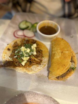 Al Pastor Taco & Birria Taco