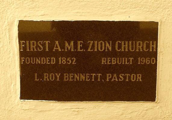 First A.M.E. Zion Church
