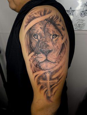 Lion tattoo