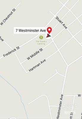 I am located on the side of 604 Frederick street. My entrance is on Westminster ave.
