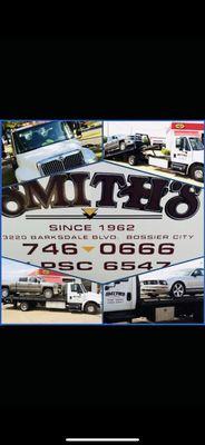 We do towing, all automotive repairs, State inspections and some car sales. We've been in business since 1962. Come check us out.