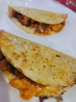 tacos el gobernador de camarón Governor shrimp tacos