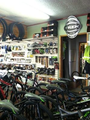 Inside this small little shop.  They have a lot more stuff than one would believe.