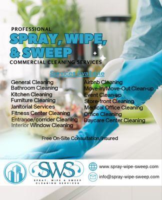 Spray, Wipe & Sweep