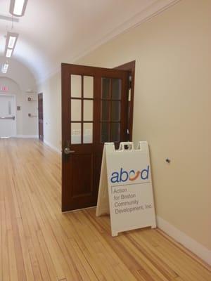 Entrance once you're in their new building view from the main building entrance).