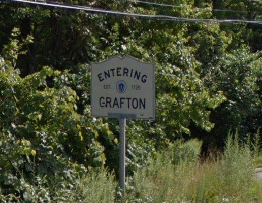 Entering Grafton on 122 from Millbury.