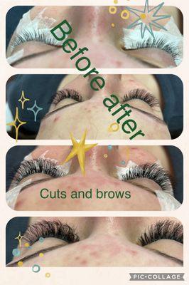 Eyelashes extensions