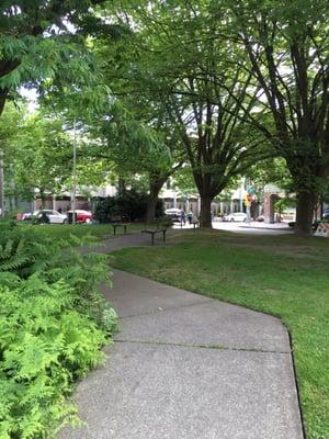 Just took a picture while waiting for our bus.