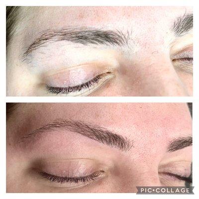 4 week brow wax