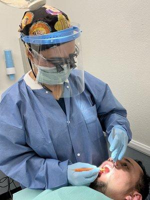 Blanca is a wonderful hygienist, always a pleasant experience at Dr. Garcia's office. The friendly staff provides a 1st class experience.